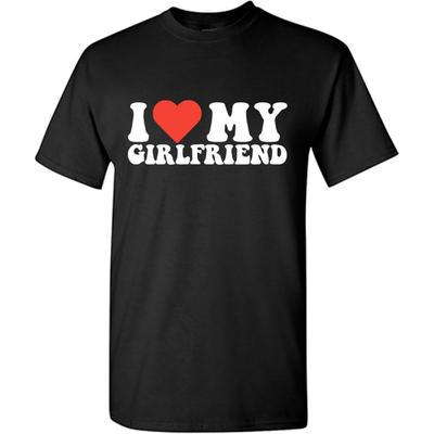Ich Liebe Meine Freundin Shirt Grafik Herren Neuheit Sehr Lustiges T-Shirt