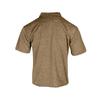 Men's Summer Solid Color Washed Button Collar Loose Short Sleeve Top