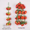 Artificial Vegetable & Fruit Skewer Wall Hanging - Chili & Corn Decor
