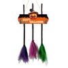 Wooden Halloween Door Hanger Decoration Set with 3 Brooms (Thickness 5)