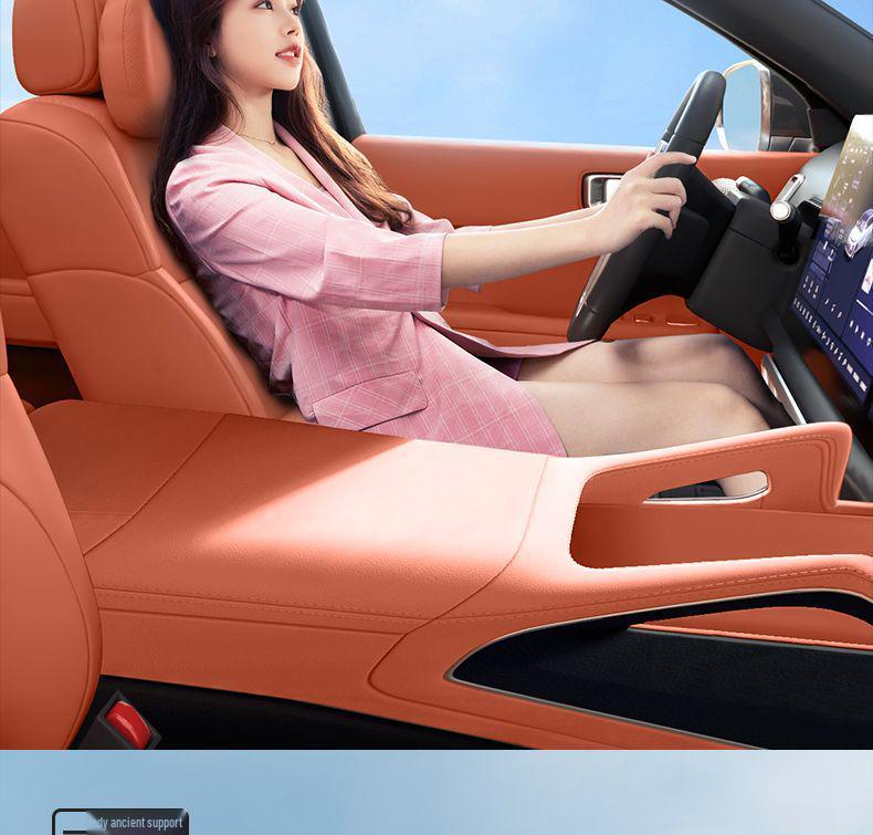 Deep Blue S05 Headrest: Lumbar & Neck Support Pillow for Car Interiors