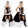 Costume Sexy Reine de Cœur Femme Adulte Alice au Pays des Merveilles Fête d'Halloween Cosplay Déguisement Sorcière Vampire Diable