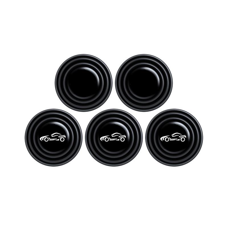 Car Door Noise Reduction Anti-Vibration Rubber Pad - Shock Absorbing & Sound Insulation Sticker
