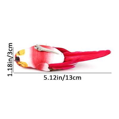 1Pc Simulation Feather Birds With Clips For Garden Lawn Tree Decor Handicraft Birds Figurines Home Garden Ornament Decor