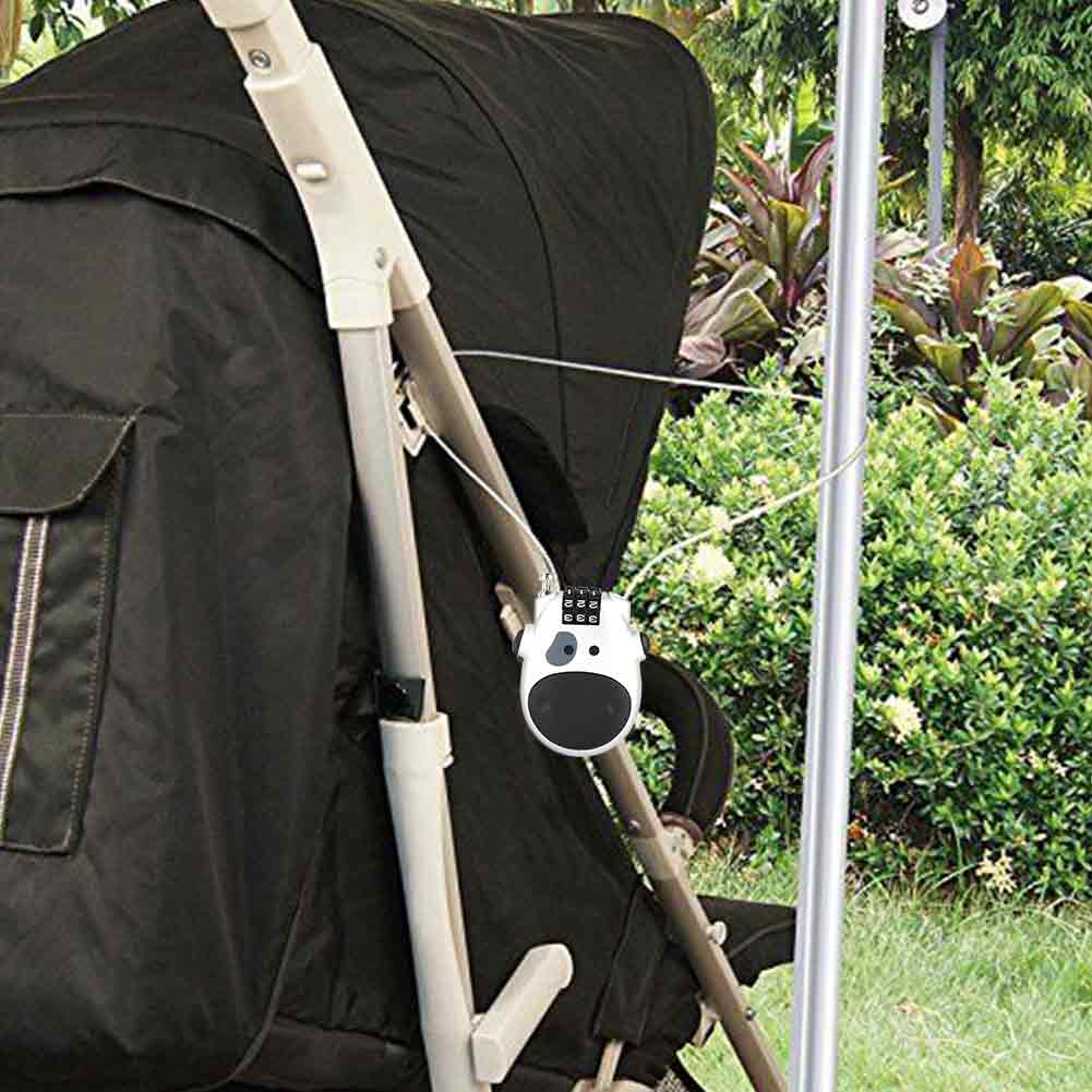3 Digit Combination Pram Lock Pushchair Stroller Password Security d Lock