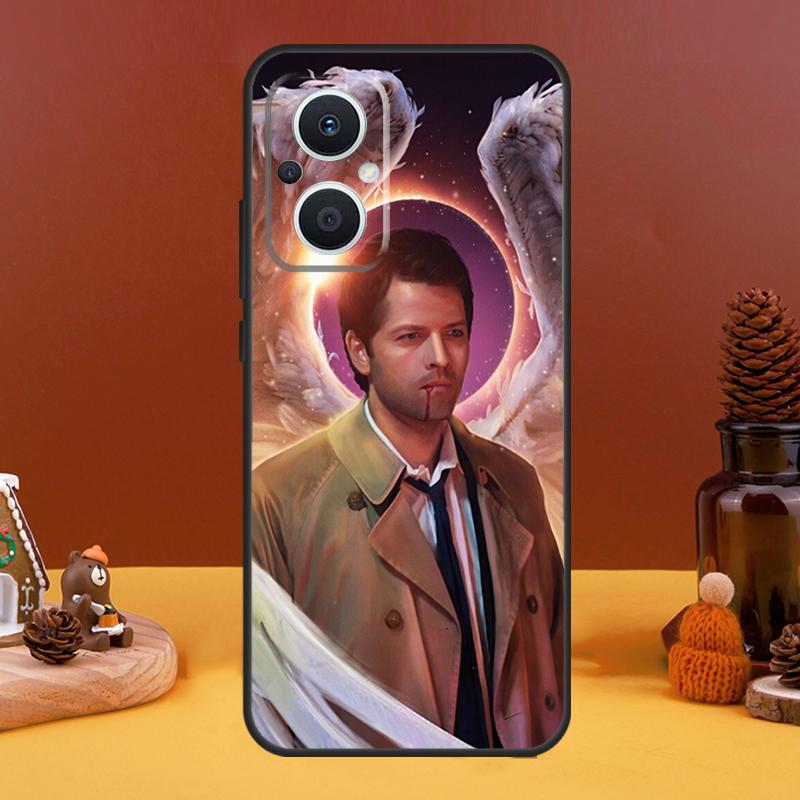 Angel Castiel Supernatural Case For OPPO Reno 4Z 5Z 8T 10 Pro 11 F 4 6 7 8 5 Lite OPPO Find X6 X5 Pro X2 X3 Lite Cover