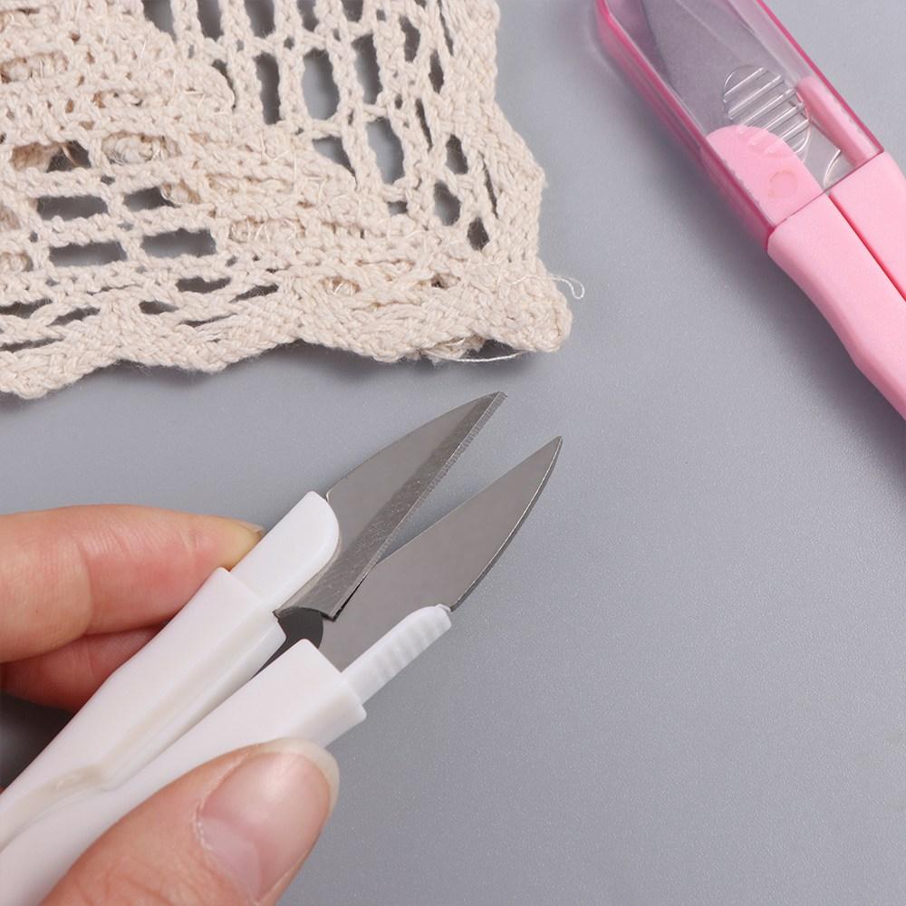 Thread Cutter Scissors Thread Clippers U Shape Metal Yarn Shears Mini Sharp Tailor