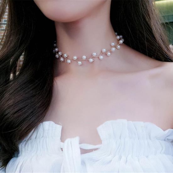 Pearl Necklace Collar 