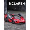 1/31 Mclaren P1 GTR Alloy Car Model Light & Sound Effect Diecast Car Toys for Boys Birthday Gift Toys Car Collection