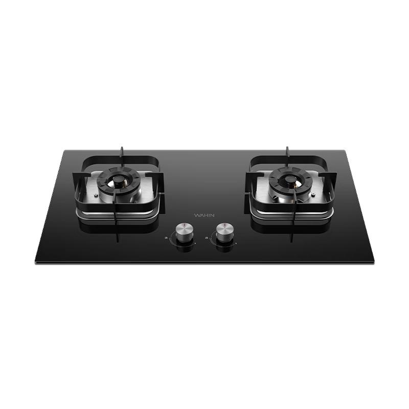 Hualing JZT-HQ8 5.2kW Double Burner Natural Gas Stove CN plug (adapter included) 5.2kW High Power - Natural Gas