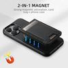 Magnetic Cowhide Leather Case for IPhone 16 Pro Max 17 AIR 17E 16E 15 Plus 14 Pro 13 12 Detachable Wallet Card Slot Holder Cover