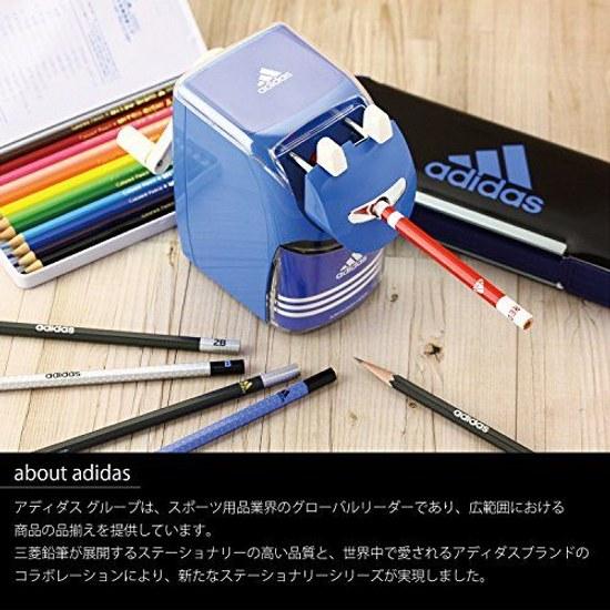 Mitsubishi Pencil Adidas Uni Writing AI04 2B Hexagonal Shaft Black Gold 1 Dozen K56012B