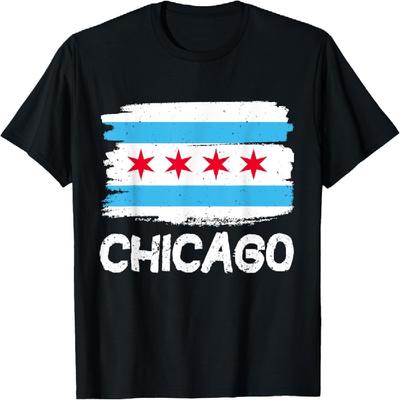 Cool Chicago Flag T-Shirt