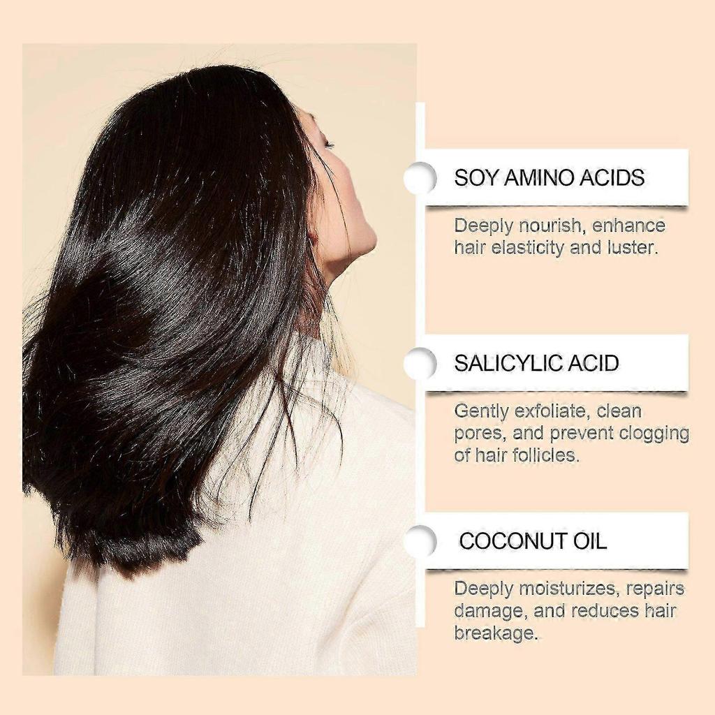 2025 Latest Model  Rice Head Scrub Cleans Dandruff, Moisturizes, Fluffs And