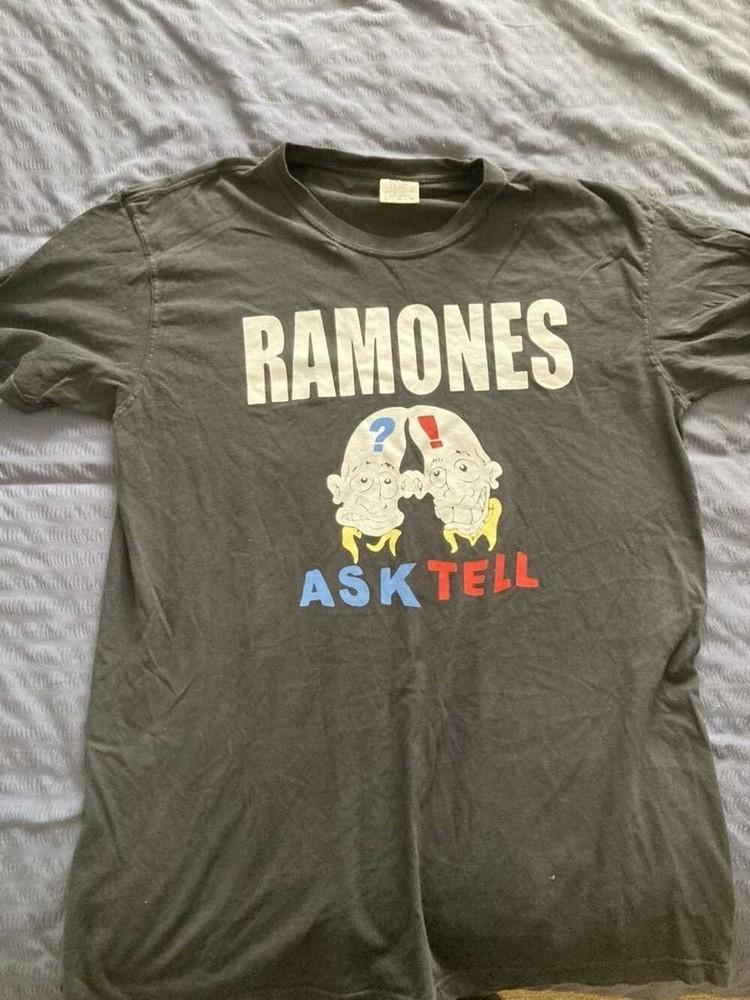 Винтажная футболка Ramones Унисекс Хлопковая футболка Размер S-4XL M237 Унисекс футболка XXXXL