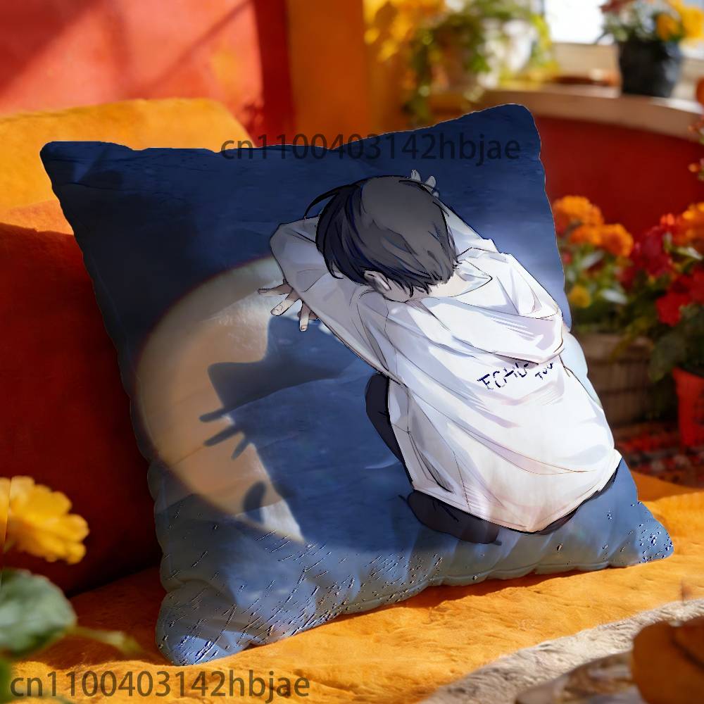 Y-Yuzuru H-Hanyu Kissenbezug Druck Polyesterfaser 40x40 cm Heimsofa Wurfkissenbezug Dekoration 30cmx30cm
