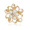 Perlenbrosche Hochwertige Legierung Blume Korsage Damenbekleidung Anstecknadel Accessoires Bruder Brosche