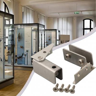 2Pcs Glass Door Hinge Accessories Easy Installate Replacement