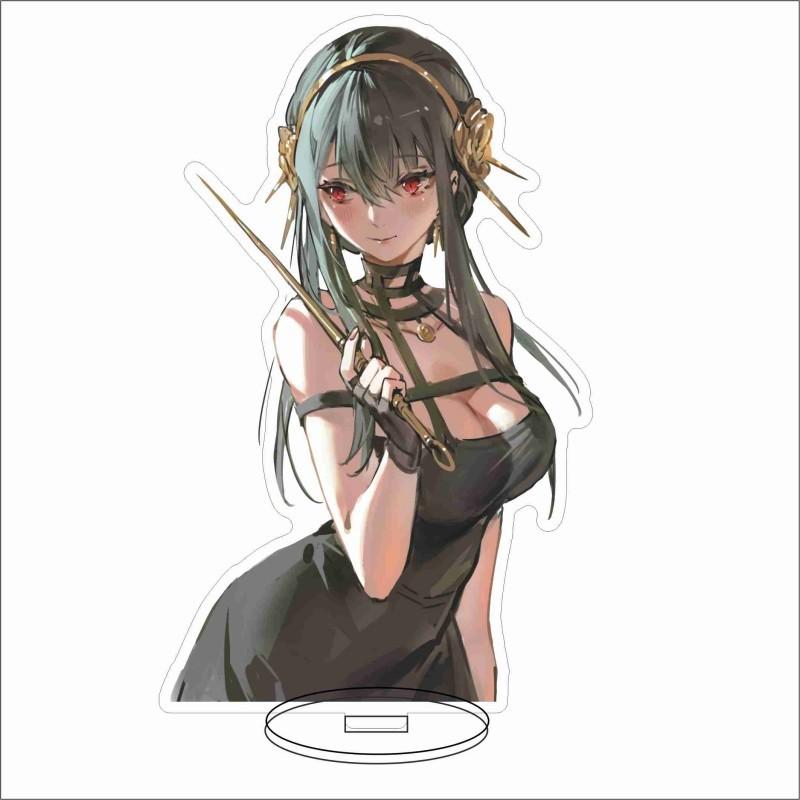 15CM SPY×FAMILY Anime Figure Yor Forger Cosplay Sexy Style Acrylic Stands Model Tabletop Decor Props Standing Sign Fans
