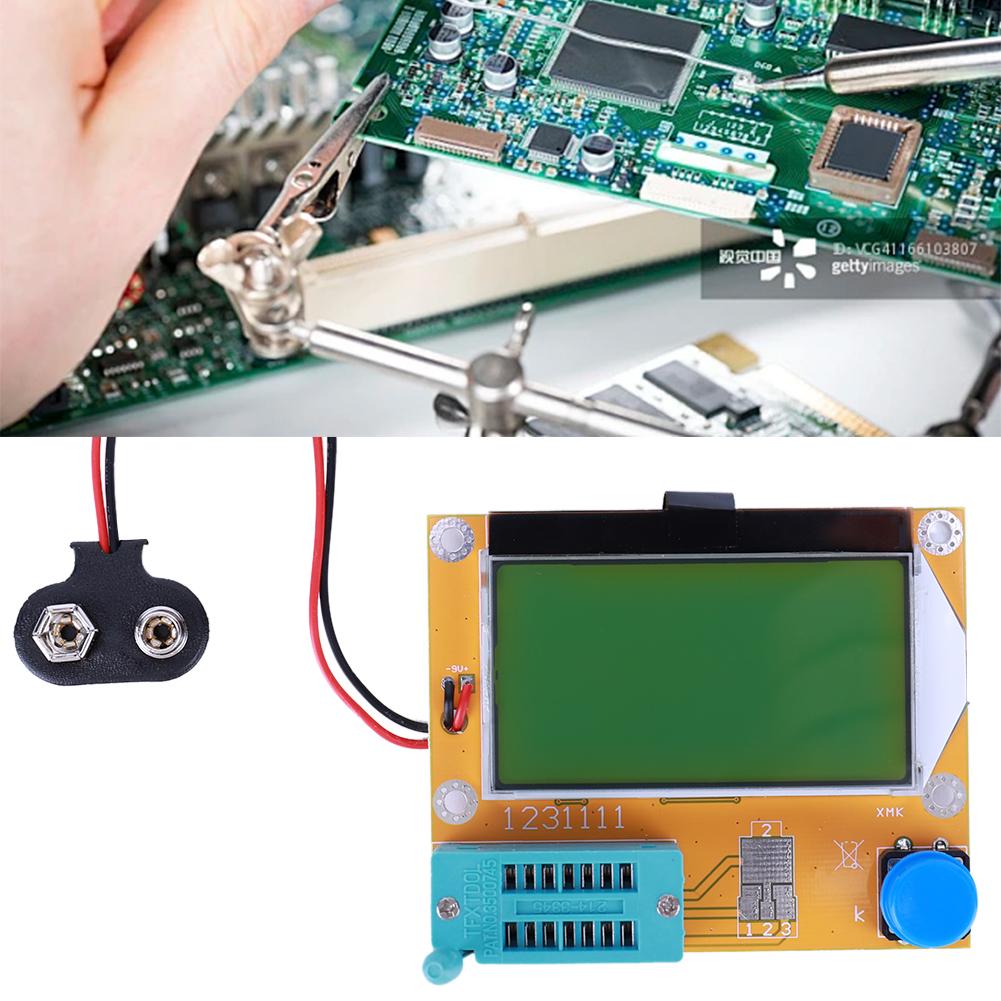LCR-T4 Backlight Diode Triode Capacitance ESR Meter High Precision Diode Triode Capacitor Resistor Test Meter MOS PNP NPN LCR