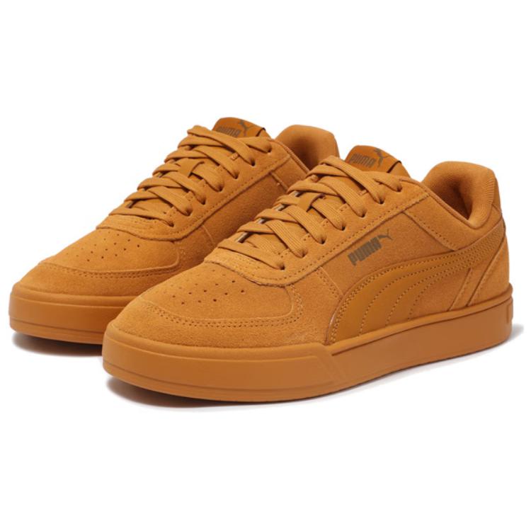 New PUMA Caven Low Top Skateboard Shoes Unisex Earth Yellow 391939-11