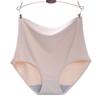 Plus-size Seamless High-waist Women's Ice Silk Briefs