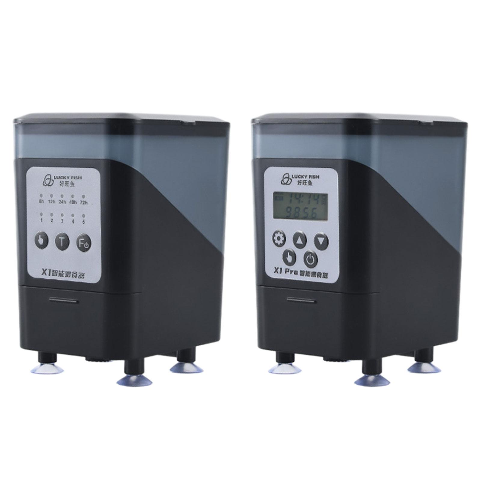 Automatic Fish Feeder Automatic Dispenser 5 Level Amount Adjustable Large