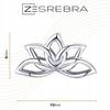 Earrings With Cubic Zirconia S925 Lotus Flower Stud Zirconia Crystals