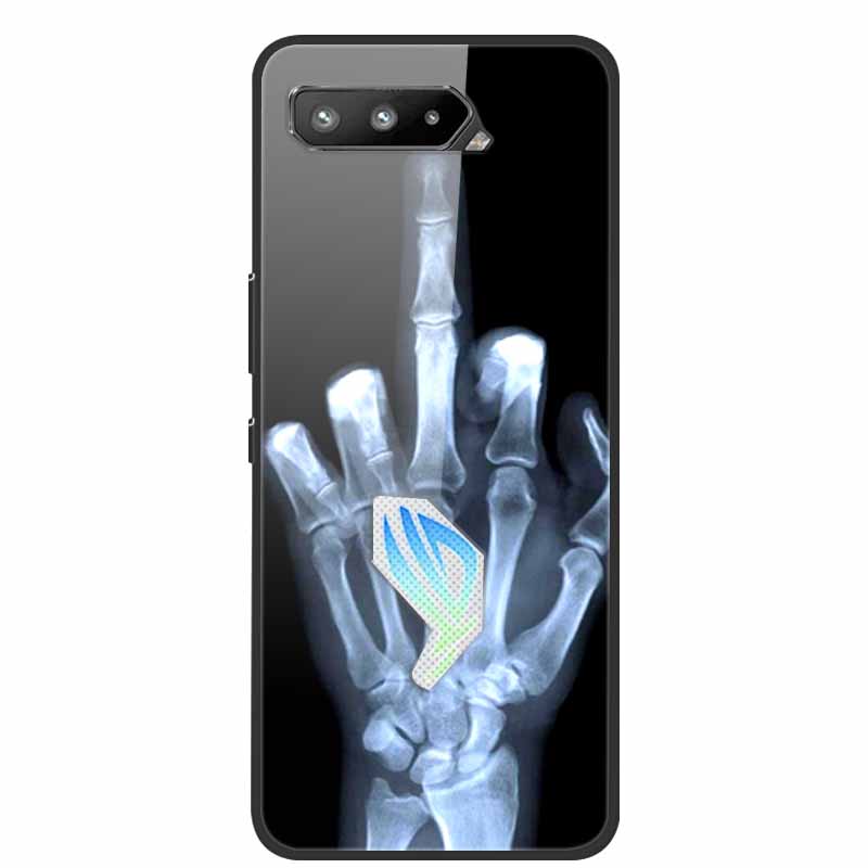 

Стеклянный чехол для Asus ROG Phone 2 ZS660KL, чехол из твердого закаленного стекла, задняя крышка для телефона Asus ROG Phone 5 ROG Phone 3, чехол Funda ROG Phone 2