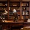 American Bald Eagle Resin Statue - Light Luxury Decor for Living Room, Garden, or Entrance