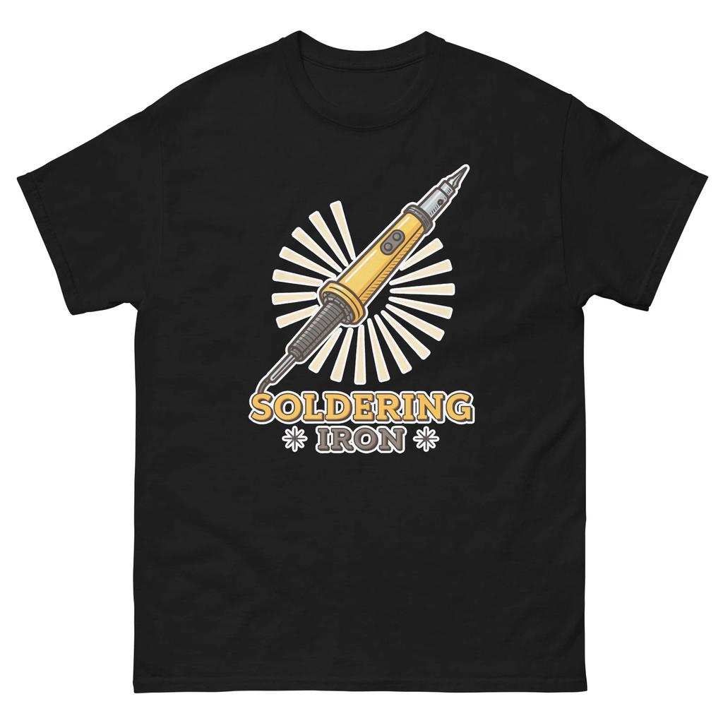Soldering Iron Workplace Tool Tools Construction Working T-Shirt