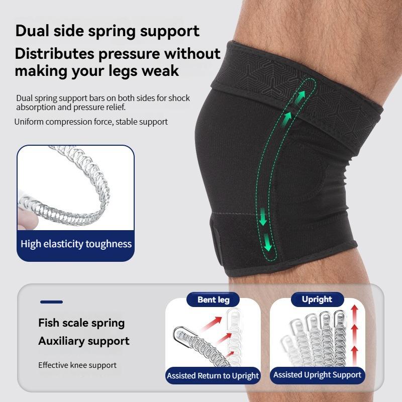 Professional Adjustable Knee Support Brace Outdoor Sports Compression Knee Protector Neoprene Knee Support for Basketball