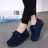Eleganti Scarpe Casual da Donna in Macramè con Zeppa alla Moda Scarpe con Plateau Vera Pelle Scarpe da Mamma Mocassini da Passeggio