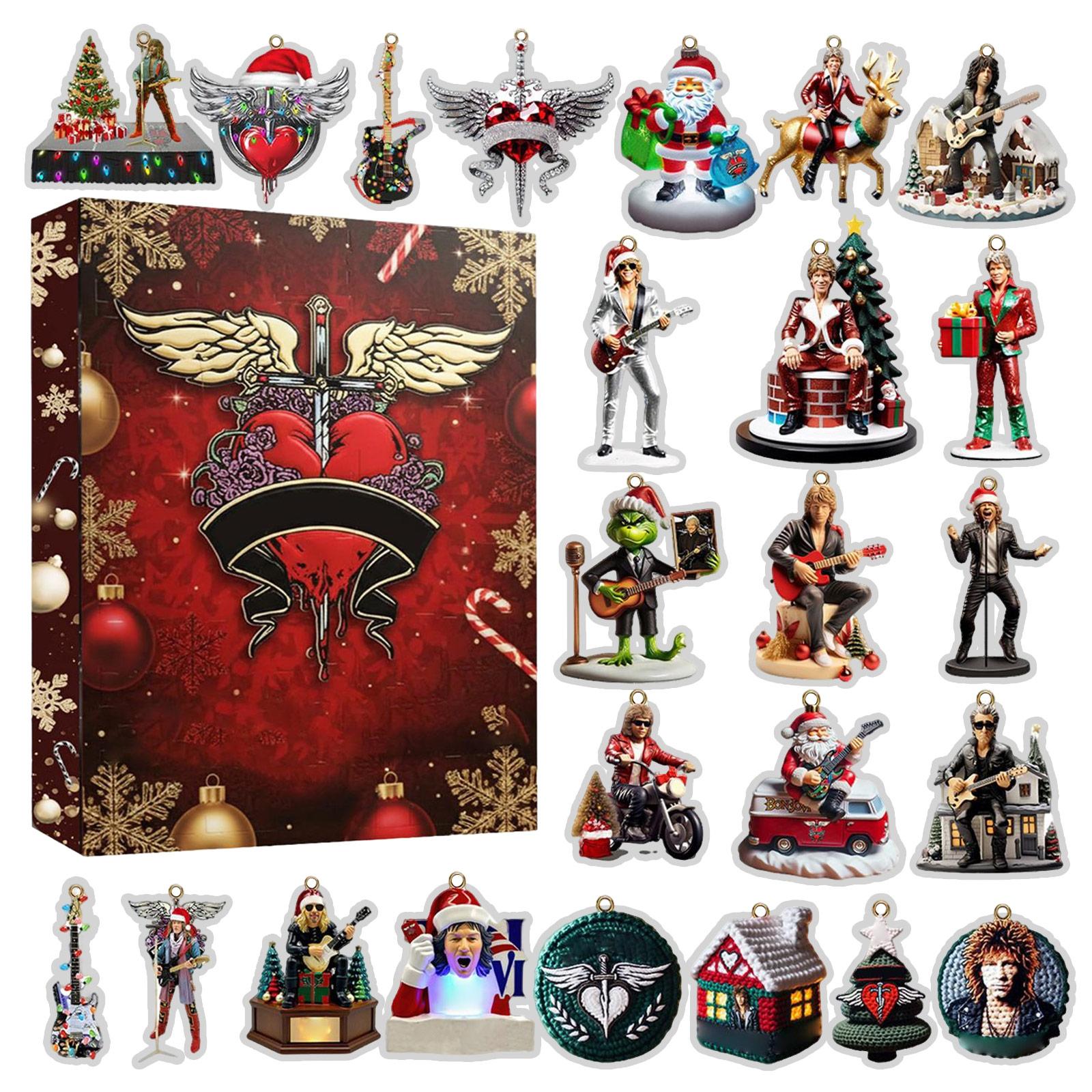 

2D Плоская Коробка Самолет 24 шт. Серия Адвент-календарь Рождественский Отсчет One Size зелёный