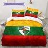Žalgiris Kaunas  Pattern Bedding Quilt Set  Home Decoration  Gift (1 * duvet cover + 2 * pillowcase  without core)