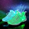 Pantofi de alergare reîncărcabili din Flyknit luminos - Adidași ușori, respirabili, cu lumini, pentru părinți și copii