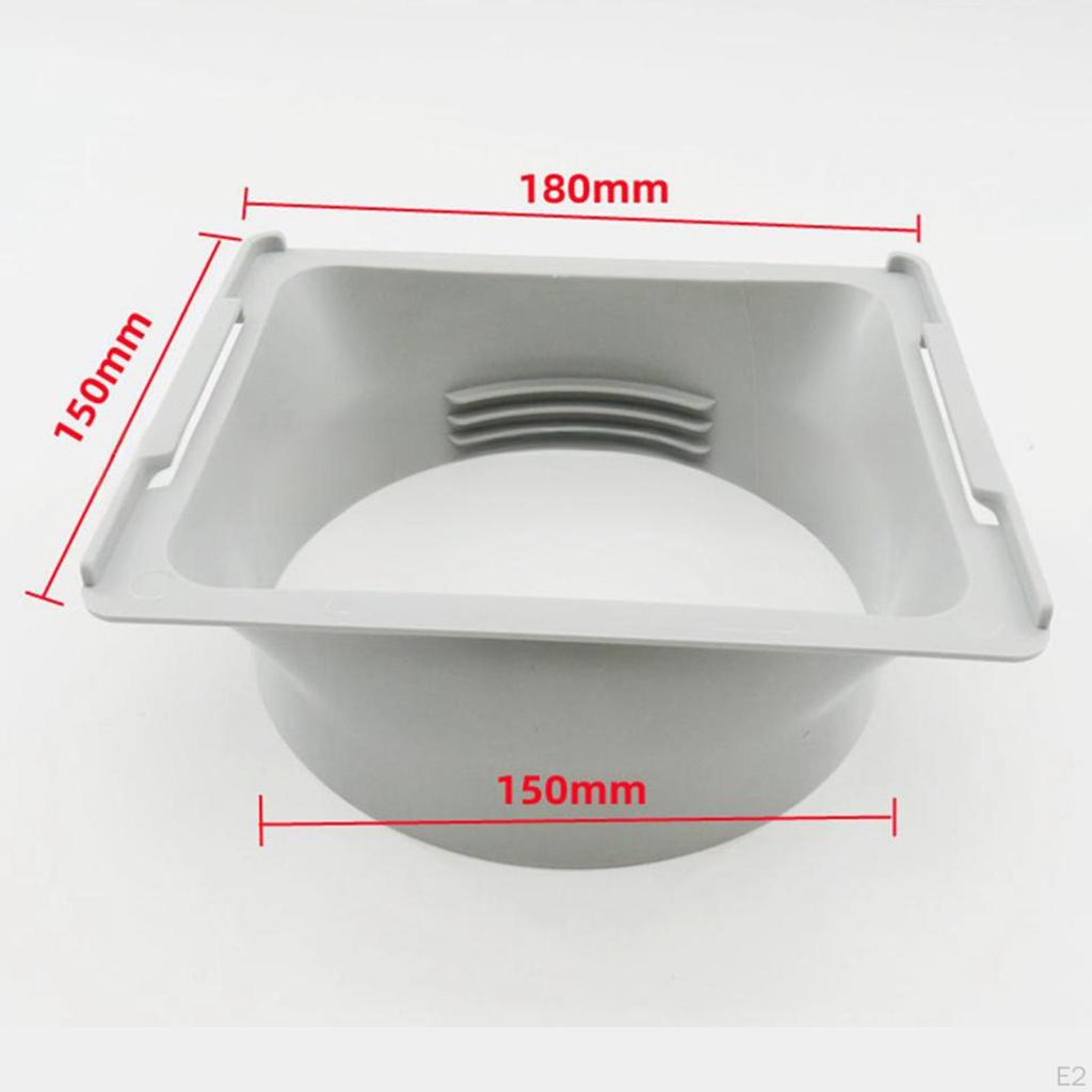 Air Conditioner Exhaust Hose Connector,Accessories Tube Adapter Portable Repair,Hose Coupler White