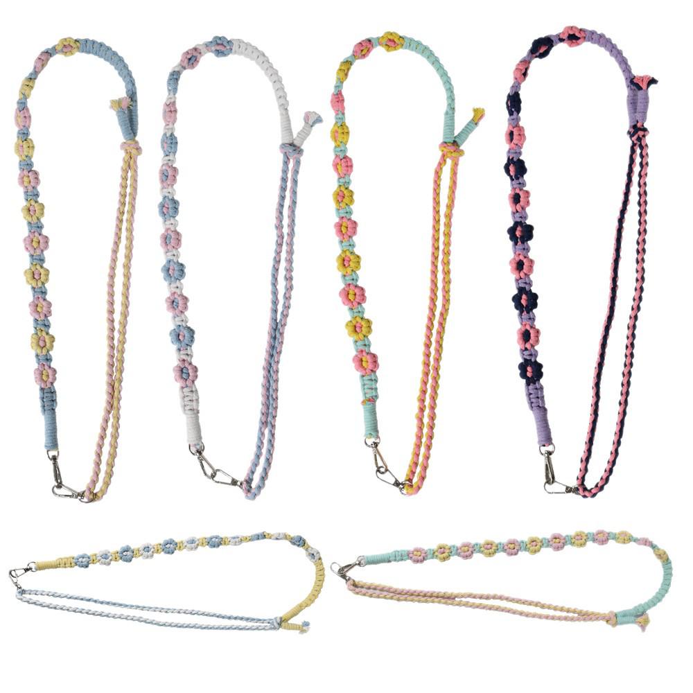 Daisy Flower Adjustable Phone Lanyard & Bohemian Keychain Strap
