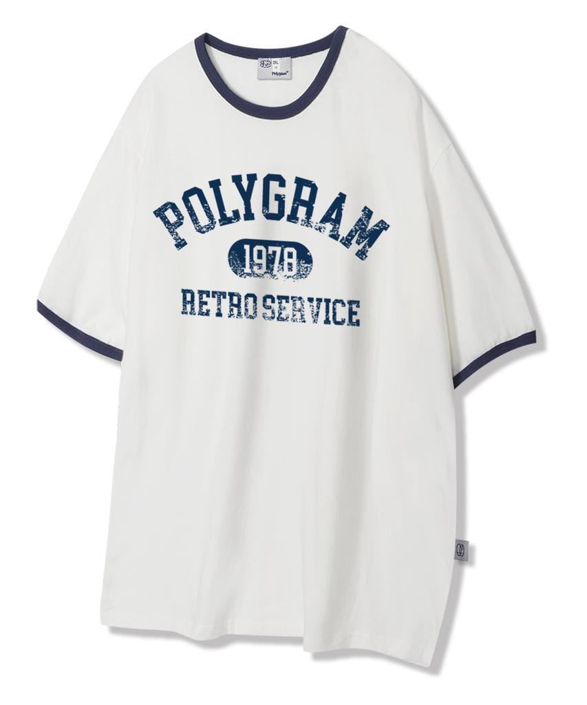 POLYGRAM Retro Service Ringer Short Sleeve T-Shirt - 3 Colors