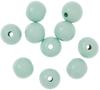 Wooden Beads Balls Mint 25mm 10Pcs