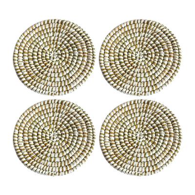 Leah Stroh Untersetzer (4er-Set) 10 cm
