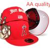 AA Fitteds Caps Jon Stan Angel Flying Baseball Cap 3D Embroidery Fit Cap Size Cap