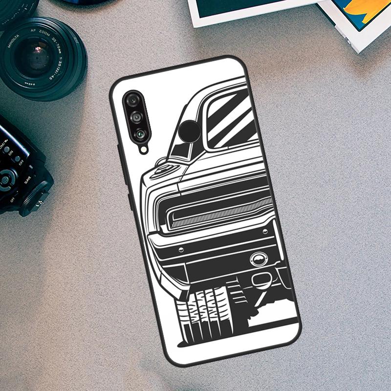 JDM Car For Huawei Nova Y70 Y91 Y72 Y73 Y60 Y90 Y61 8i 7i 11i 12i 12s 9 10 SE P20 P30 P40 Lite Case