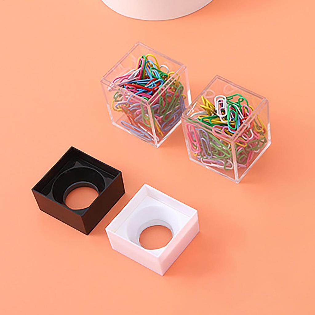 Magnetic Paper Clip Storage Box Protable Stationery creativity hight Capacity Box Supplies Clips portable Dispenser Organizer