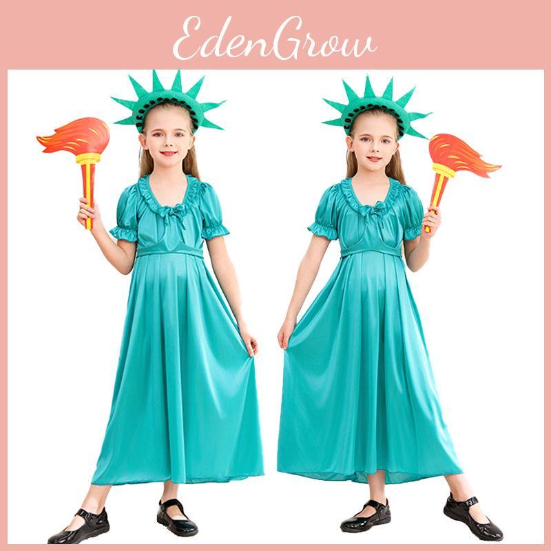 Statue Of Liberty Fancy Dress For Adults With Lightweight Polyester For Costume Parties