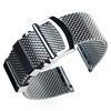 Quick Release Milanese Mesh Watch Strap for Rolex Watches 20/22mm for Pilot Folding Buckle Wristband Men Women Metal Watchband