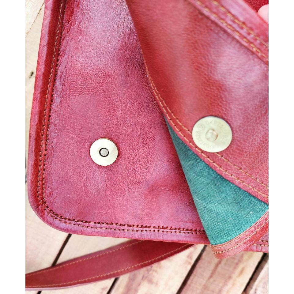 Кожаная мужская сумка-мессенджер — фото 5