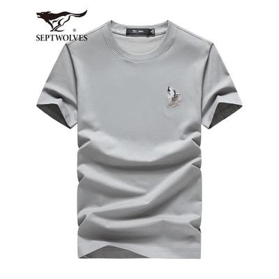Seven Wolves Men's Ice Cool Cotton Round Neck T-Shirt