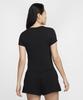 Nike Sportswear Chill Knit Crop T-Shirt W - Black:White / Fv5509-010