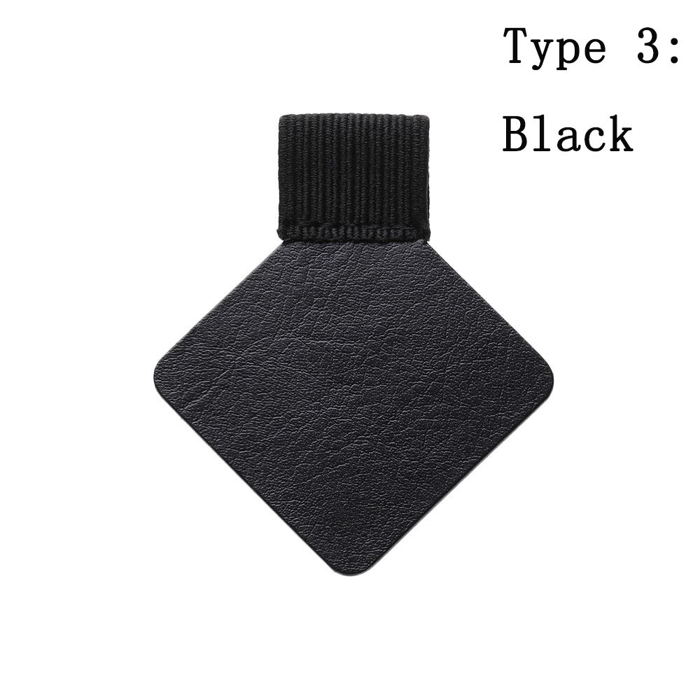 Multicolor Self-adhesive Pen Clips Elastic Loop Leather Pencil Holder Organizer Office Stationery Lightweight Notebook Accessories